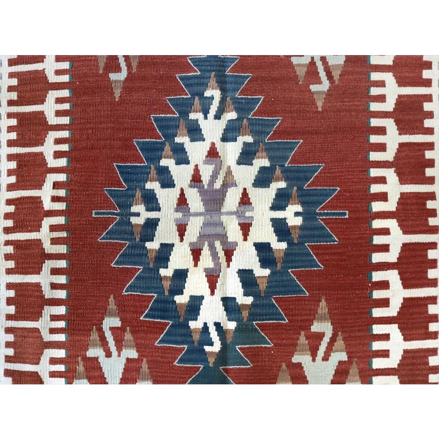 やわらかな織りのカイセリ産キリム　ケッレ 291x184cm ドラゴンのモチーフ | ブランド登録なし | 04