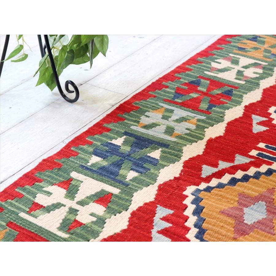 トルコの手織りキリム　カリヨラ 226x147cm 狼の足跡とベレケット | ブランド登録なし | 06