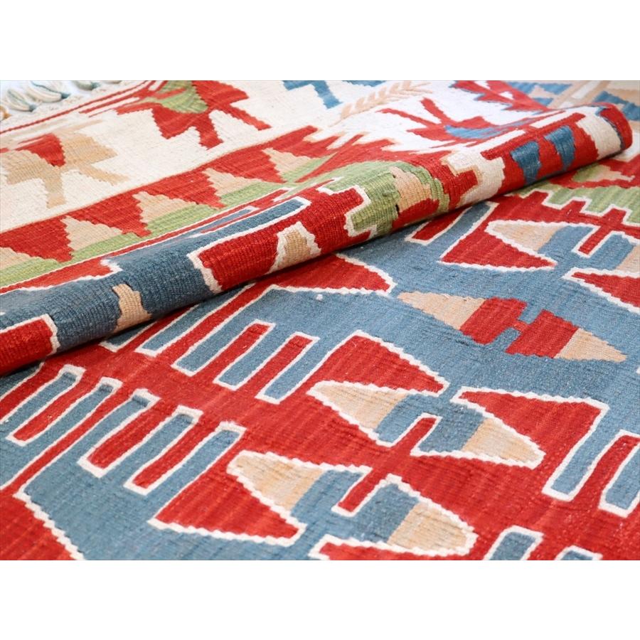 トルコの手織りキリム　カリヨラ 233x152cm 翼を広げた鳥のモチーフ | ブランド登録なし | 07