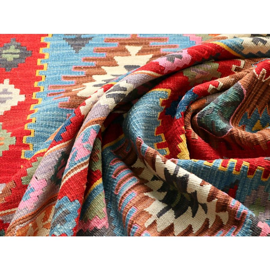 細かな織りの手織りキリム カイセリ 174x134cm ２つのサンドゥックとイーブルアイ | ブランド登録なし | 09