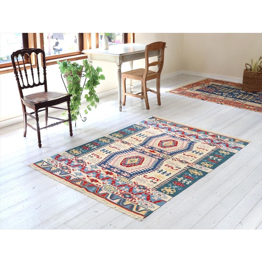 細かな織りのコンヤキリム セッヂャーデ 171x125cm サソリのモチーフと狼の足跡 | ブランド登録なし | 01