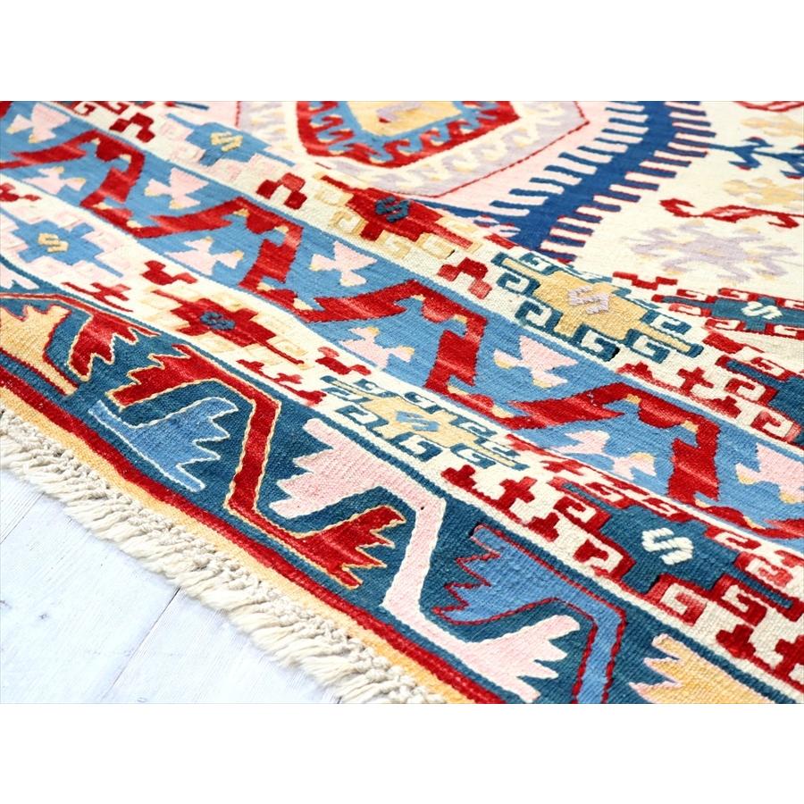 細かな織りのコンヤキリム セッヂャーデ 171x125cm サソリのモチーフと狼の足跡 | ブランド登録なし | 11