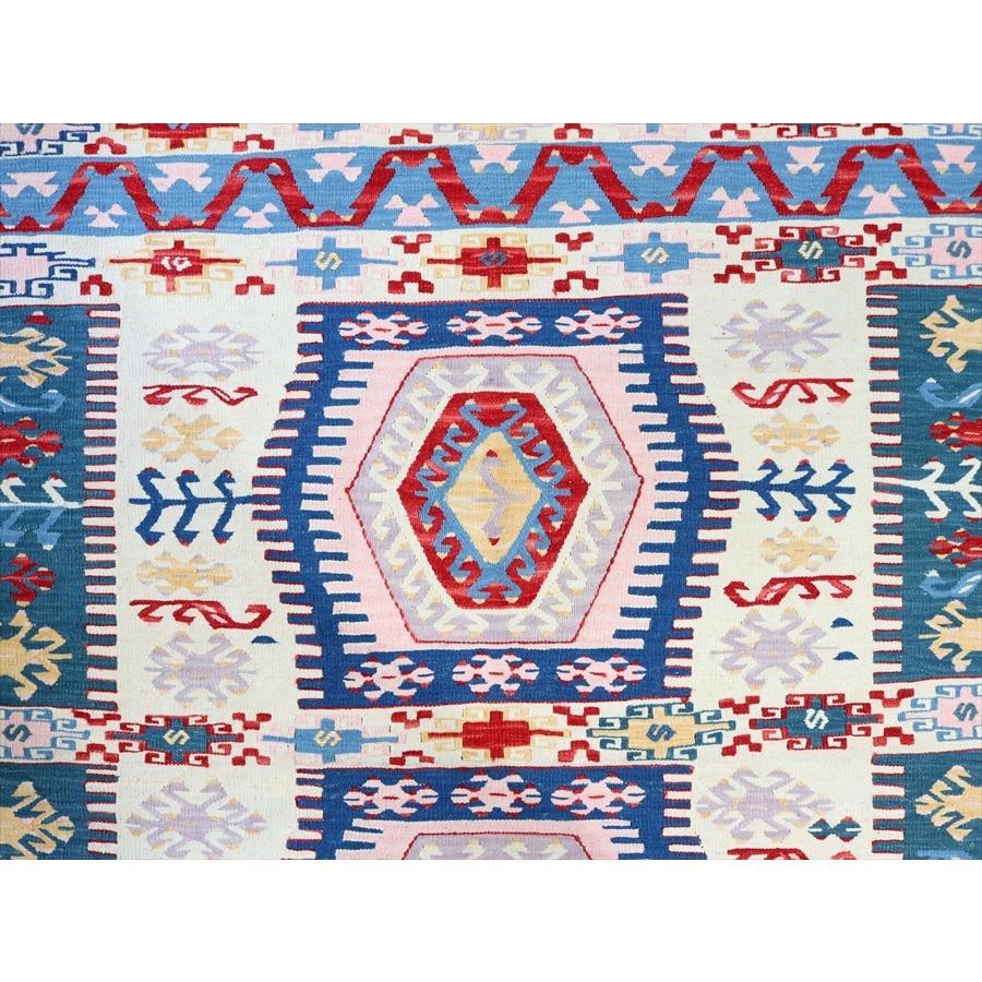 細かな織りのコンヤキリム セッヂャーデ 171x125cm サソリのモチーフと狼の足跡 | ブランド登録なし | 03