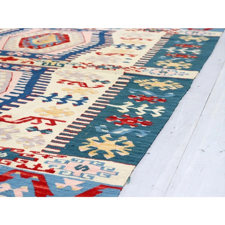 細かな織りのコンヤキリム セッヂャーデ 171x125cm サソリのモチーフと狼の足跡 | ブランド登録なし | 04