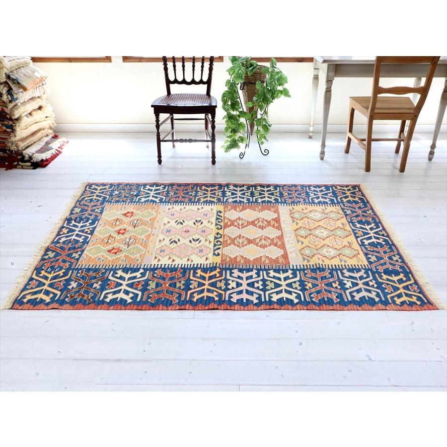 細かな織りのコンヤキリム セッヂャーデ 182x125cm ４つのサンドゥック | ブランド登録なし | 02