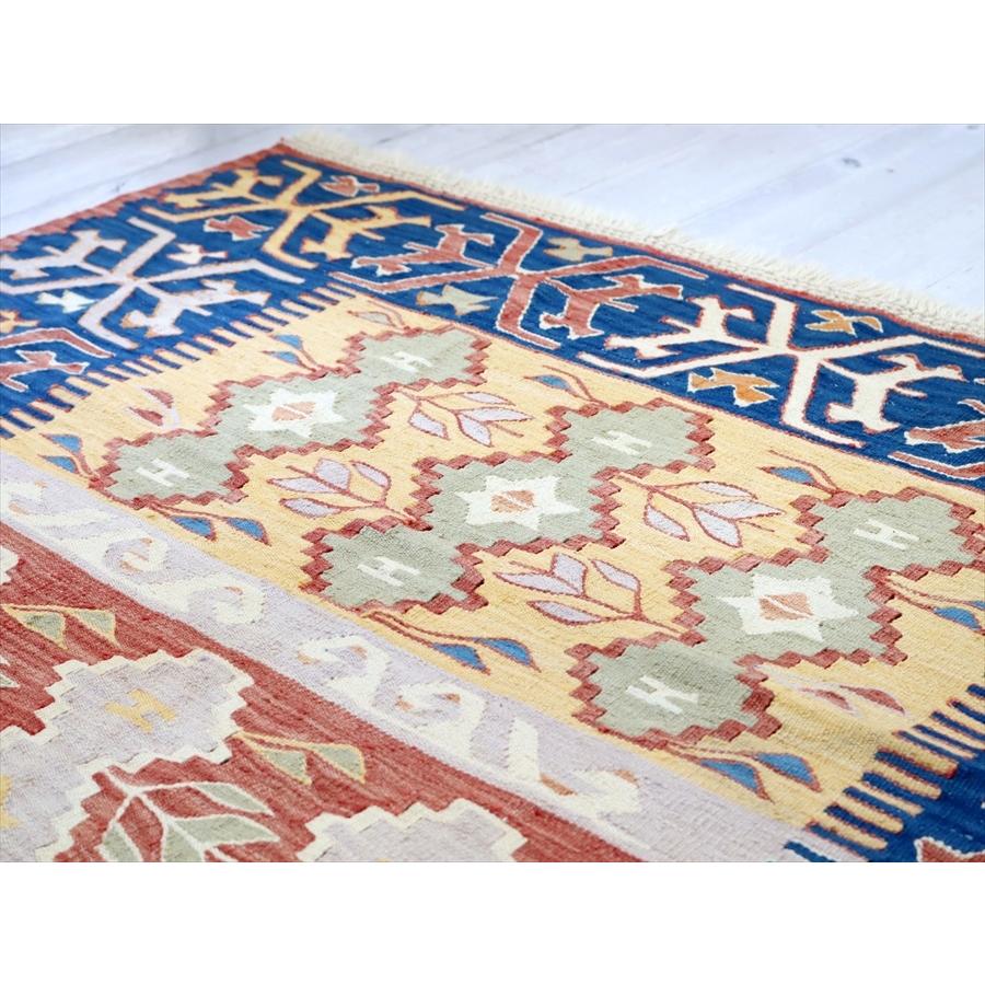 細かな織りのコンヤキリム セッヂャーデ 182x125cm ４つのサンドゥック | ブランド登録なし | 06