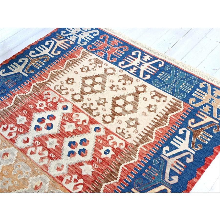 細かな織りのコンヤキリム セッヂャーデ 169x133cm ３つのサンドゥック | ブランド登録なし | 02