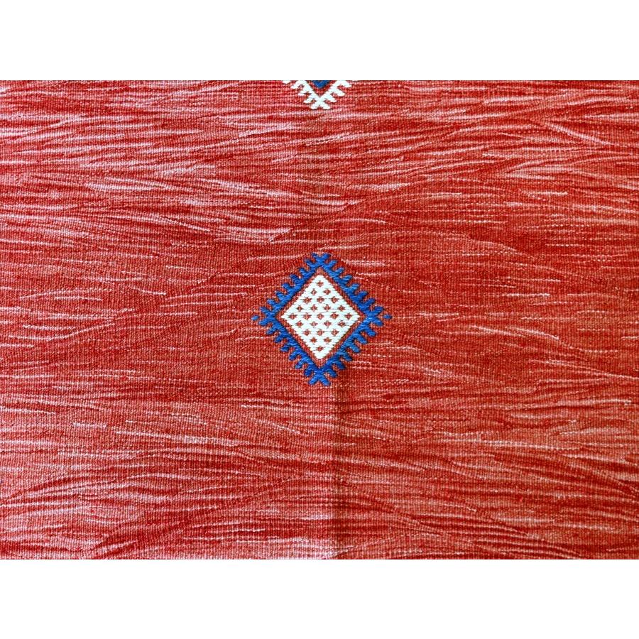 細かな織りのコンヤキリム セッヂャーデ 184x125cm 美しい草木染のレッド | ブランド登録なし | 03