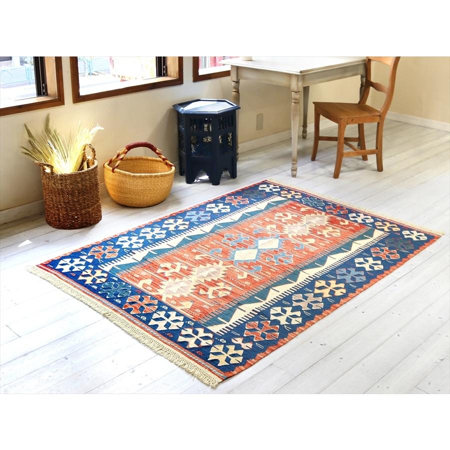 細かな織りのコンヤキリム セッヂャーデ 169x125cm ベレケットと翼を広げた鳥のモチーフ | ブランド登録なし | 01