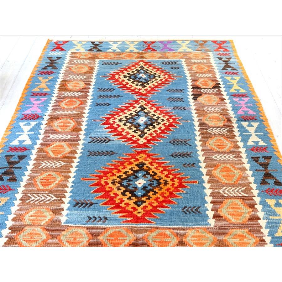 色にこだわるワンランク上のカイセリキリム セッヂャーデ 174x120cm ドラゴンと麦の穂のモチーフ | ブランド登録なし | 02