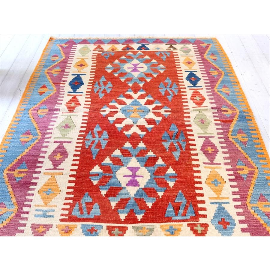 色にこだわるワンランク上のカイセリキリム セッヂャーデ 193x126cm ドラゴンのモチーフ | ブランド登録なし | 02