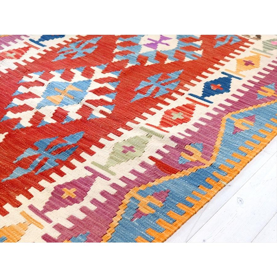 色にこだわるワンランク上のカイセリキリム セッヂャーデ 193x126cm ドラゴンのモチーフ | ブランド登録なし | 03