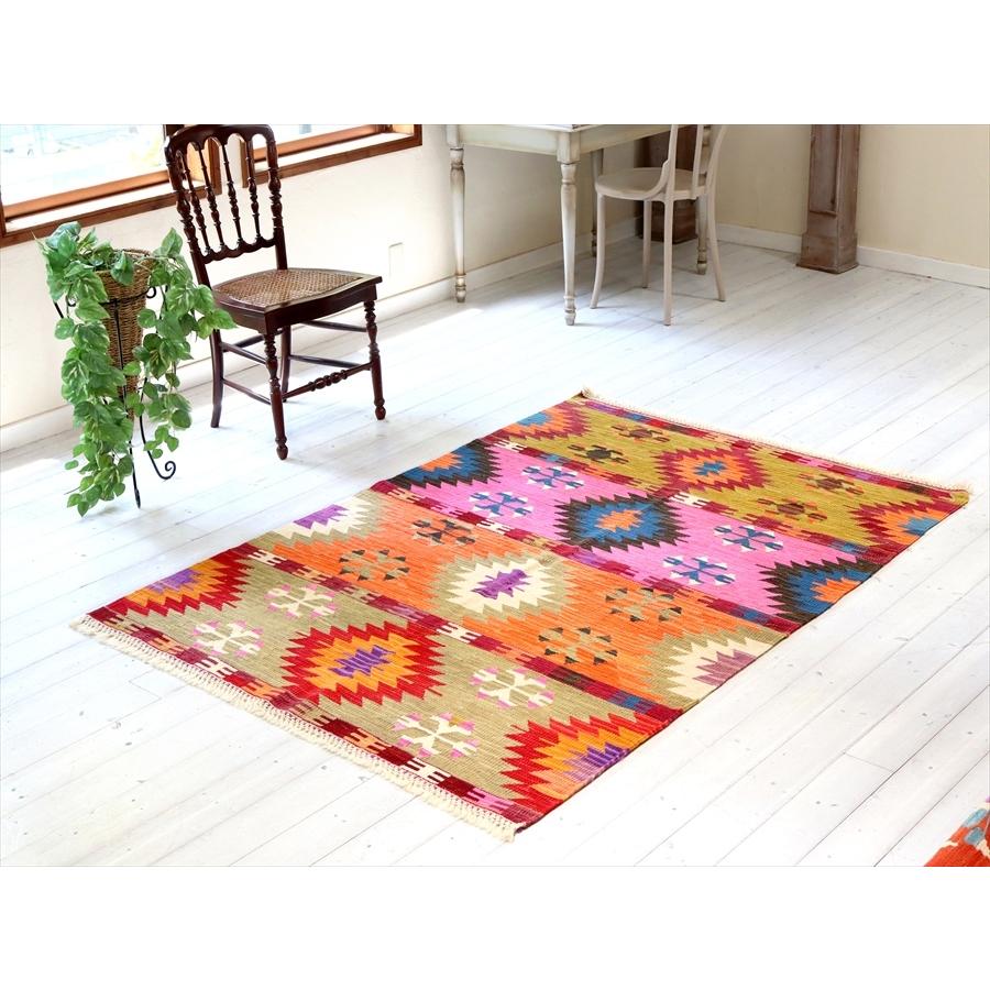 色にこだわるワンランク上のカイセリキリム セッヂャーデ 184x133cm イーブルアイと狼の足跡 | ブランド登録なし | 01