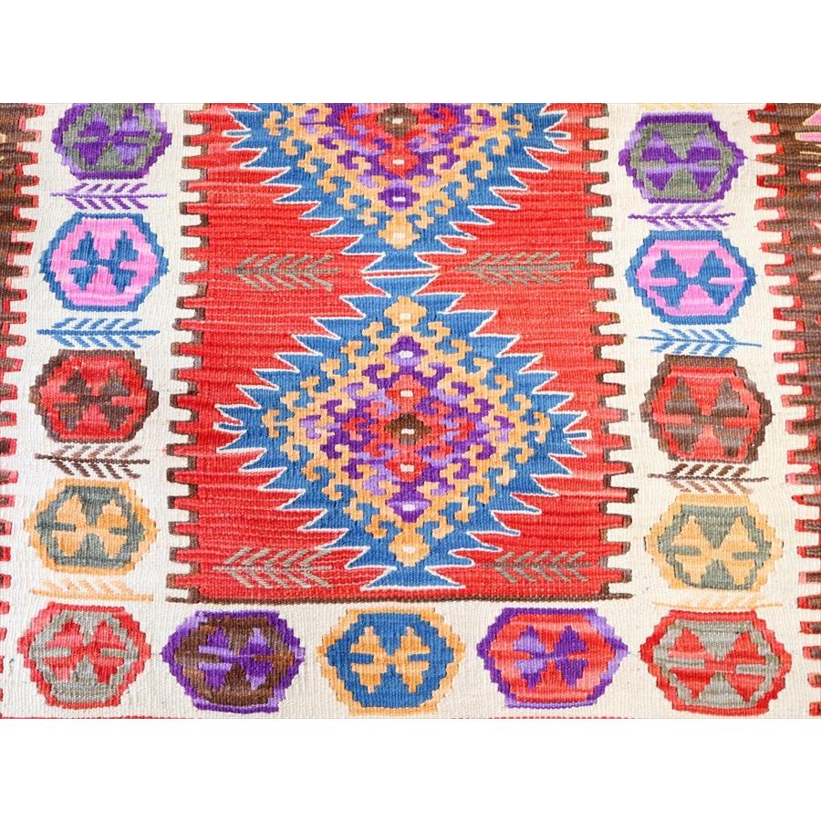 ワンランク上のカイセリキリム　セッヂャーデ 170x125cm ドラゴンと麦の穂のモチーフ | ブランド登録なし | 04