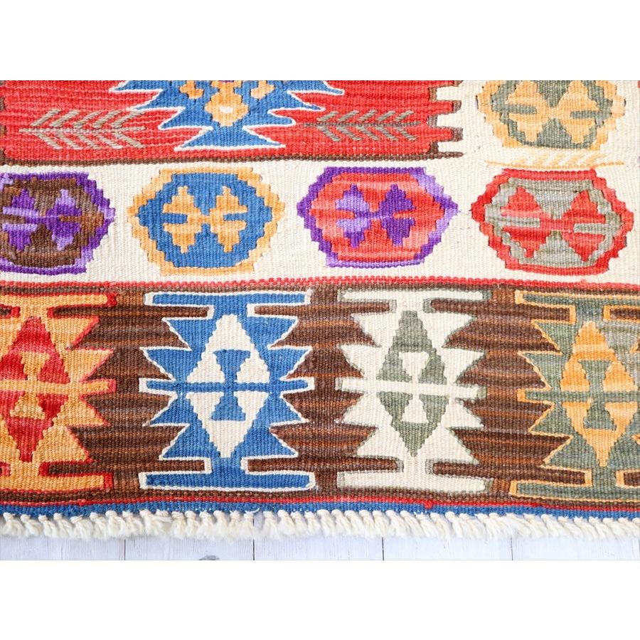 ワンランク上のカイセリキリム　セッヂャーデ 170x125cm ドラゴンと麦の穂のモチーフ | ブランド登録なし | 05