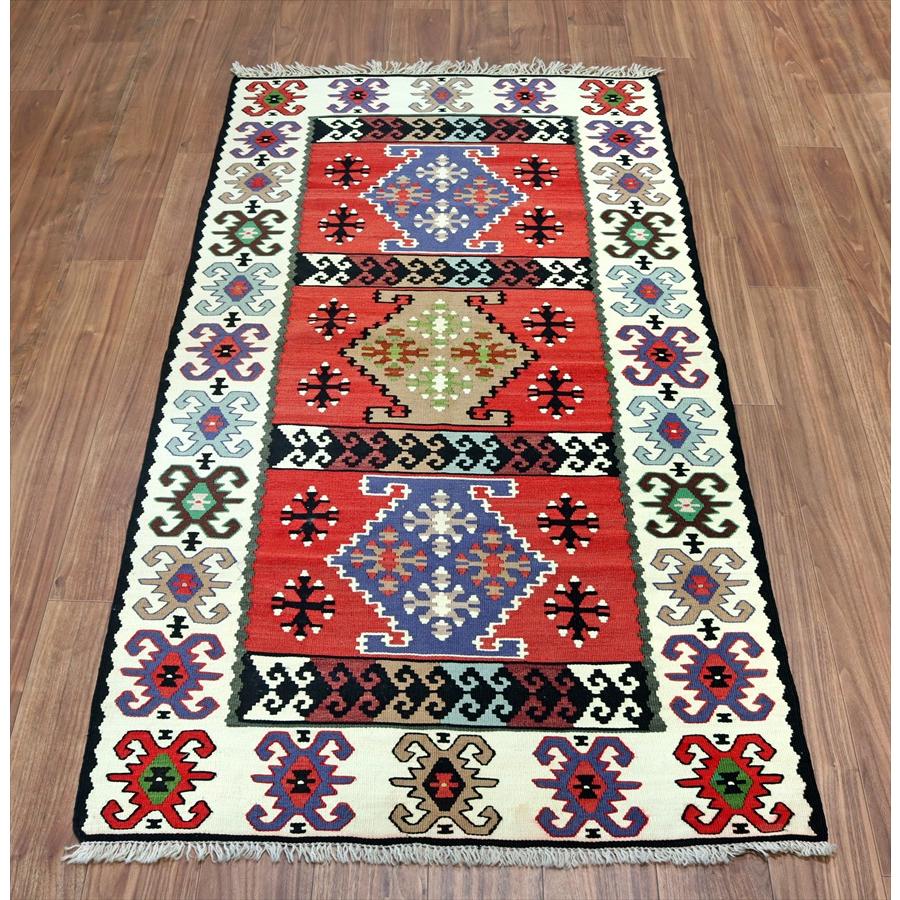 オールドシャルキョイキリム オールドキリム/トルコ・シャルキョイ約245×146cm - 手織り絨毯