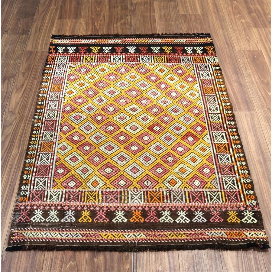 オールドキリム　ジジム オールドキリム エスキシェヒル 134x98cm 一面のジジムモチーフ