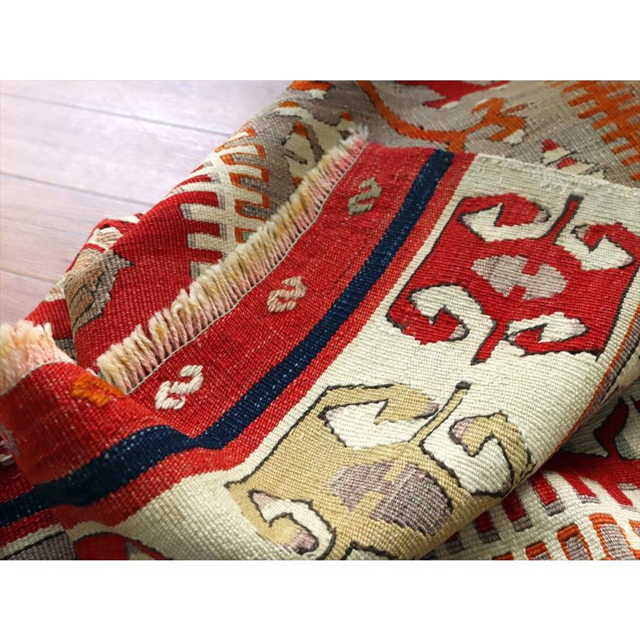 オールドキリム アイドゥン 153x96cm 雄羊の角と水の流れ | ブランド登録なし | 15