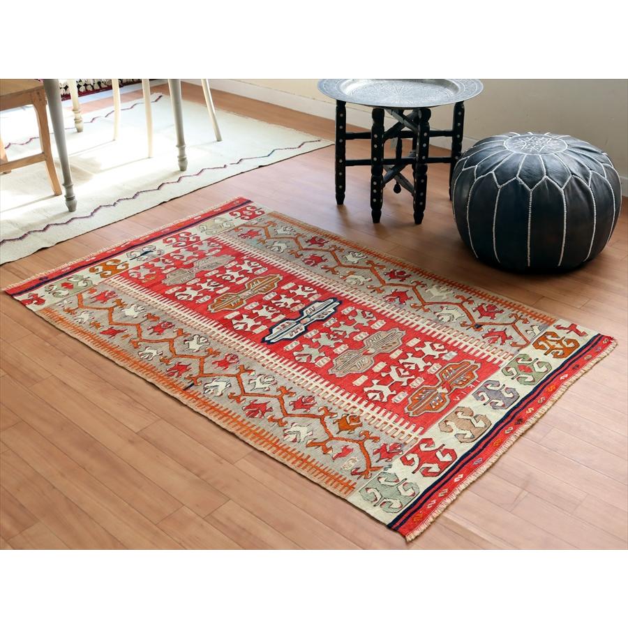 オールドキリム アイドゥン 153x96cm 雄羊の角と水の流れ | ブランド登録なし | 01