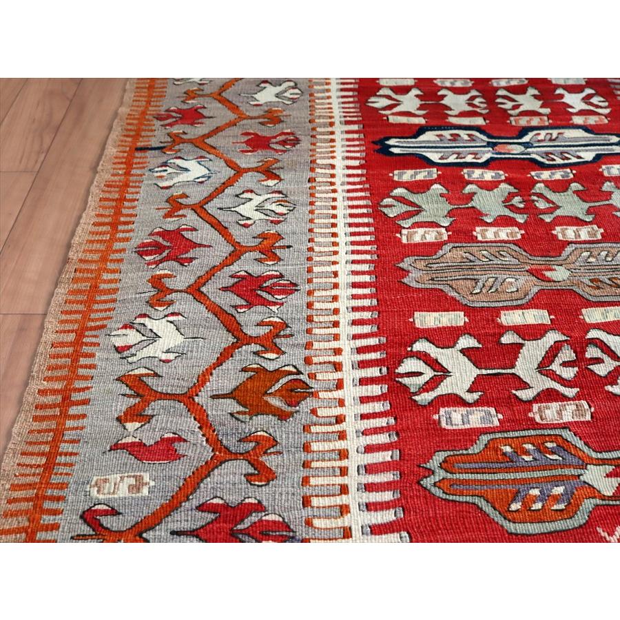 オールドキリム アイドゥン 153x96cm 雄羊の角と水の流れ | ブランド登録なし | 08