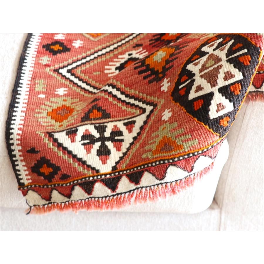 オールドキリム シワス ヤストゥク 112x58cm ベレケット 櫛のモチーフ