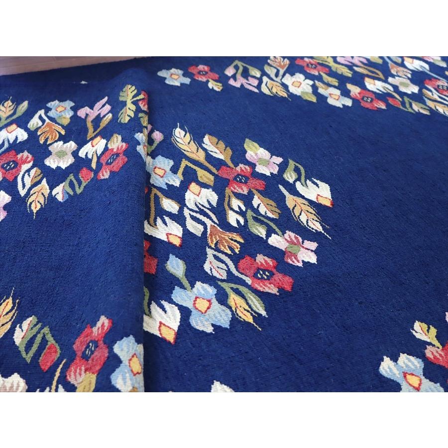 手織りキリム ルーマニア 196x100cm 花のモチーフ | ブランド登録なし | 07