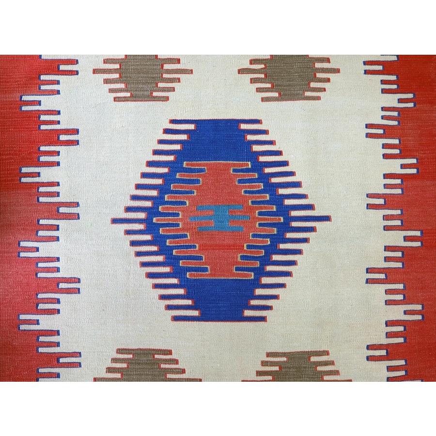 トルコ手織りキリム ウシャク 166x122cm パルマクルのモチーフ | ブランド登録なし | 03