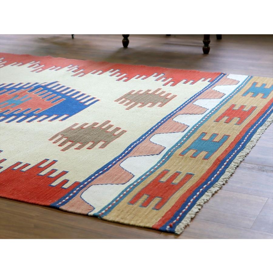 トルコ手織りキリム ウシャク 166x122cm パルマクルのモチーフ | ブランド登録なし | 04