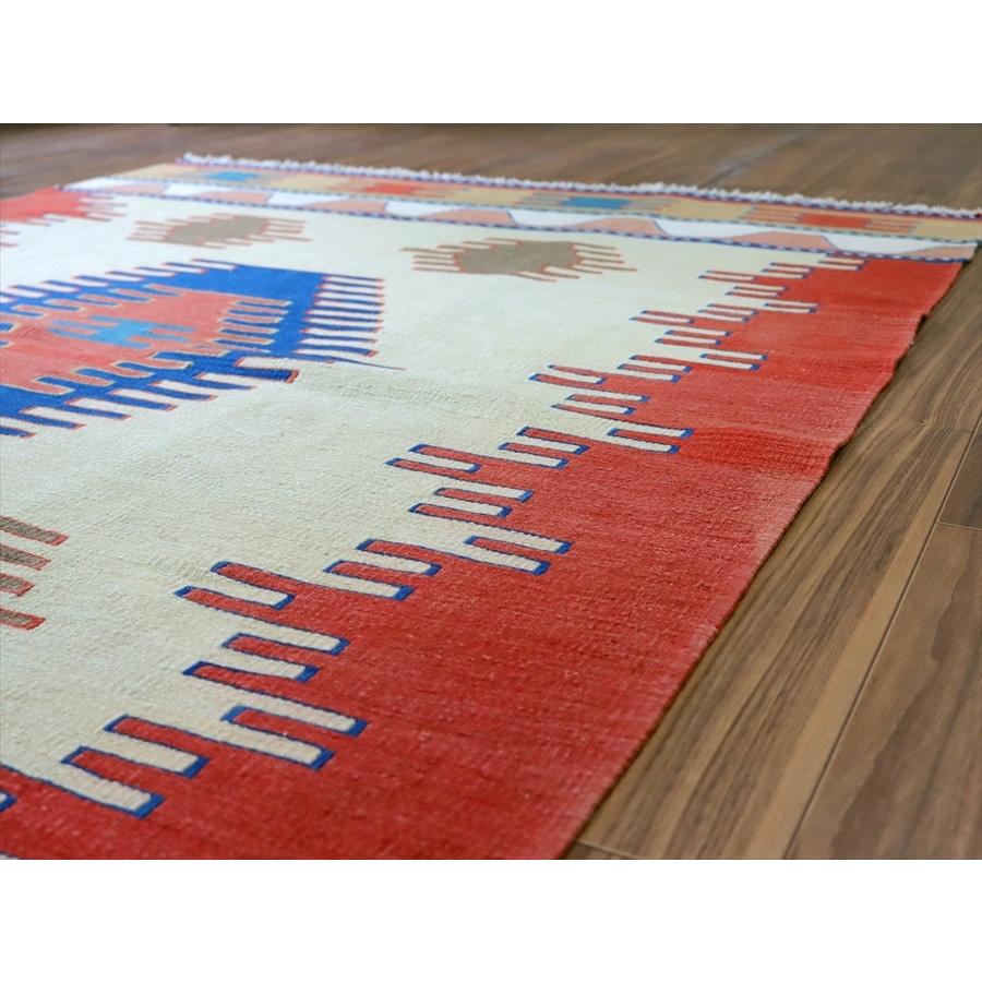 トルコ手織りキリム ウシャク 166x122cm パルマクルのモチーフ | ブランド登録なし | 05