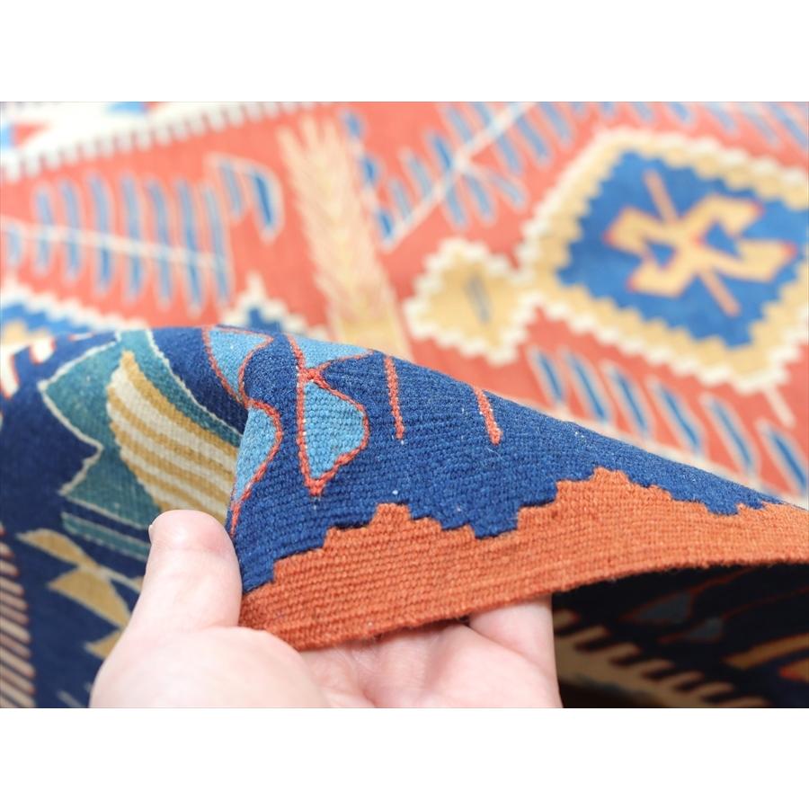 トルコ手織りキリム ウシャク 166x107cm サンドゥックと雄羊の角 | ブランド登録なし | 06