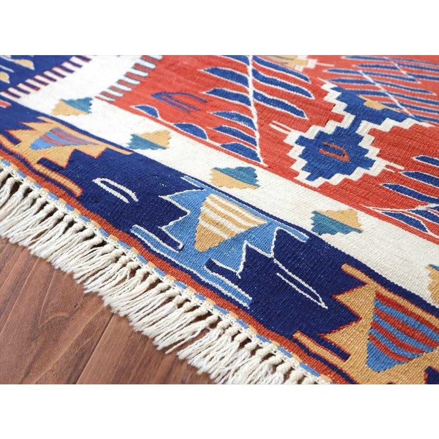 トルコ手織りキリム ウシャク 166x107cm サンドゥックと雄羊の角 | ブランド登録なし | 07