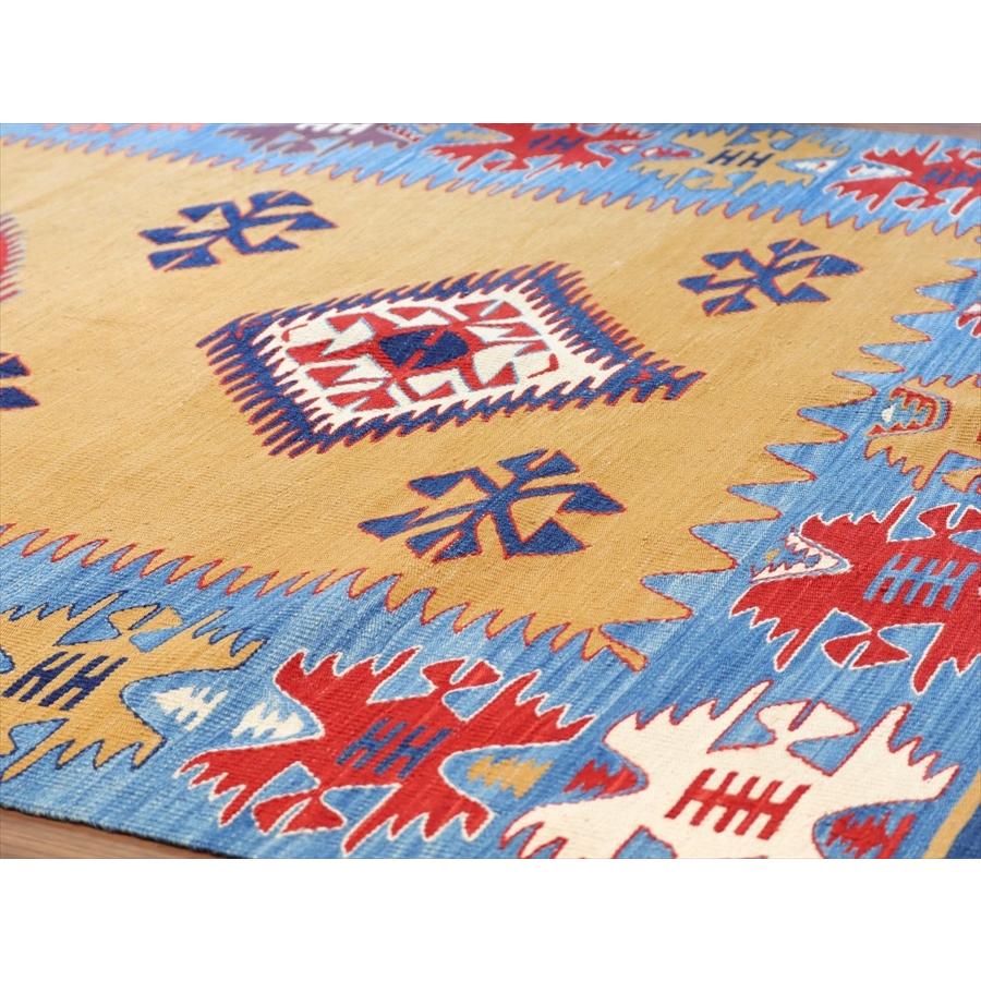 トルコ手織りキリム コンヤ　草木染 177x133cm ２つのダイヤとコチボユヌズ | ブランド登録なし | 05