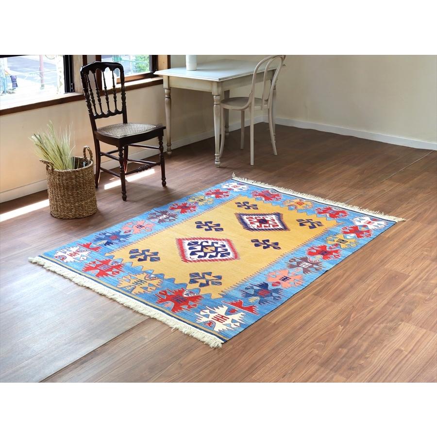 トルコ手織りキリム コンヤ　草木染 177x133cm ２つのダイヤとコチボユヌズ | ブランド登録なし | 09