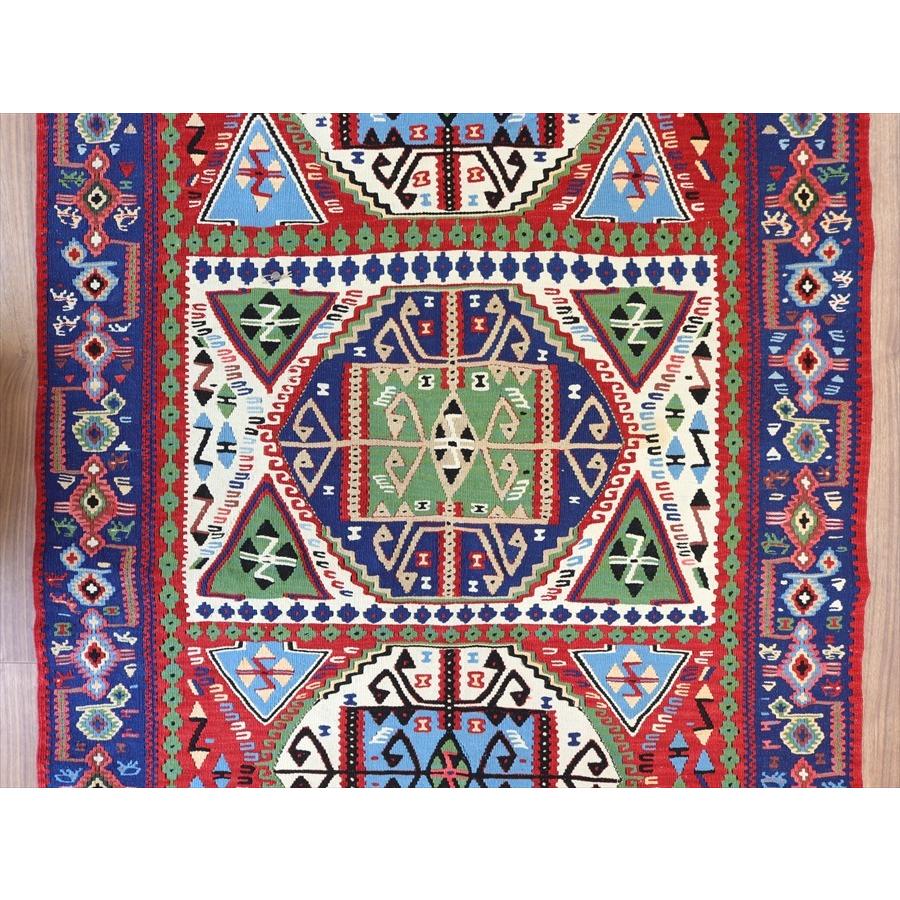 トルコ手織りキリム ワン 190x102cm ４つのサンドゥック | ブランド登録なし | 03