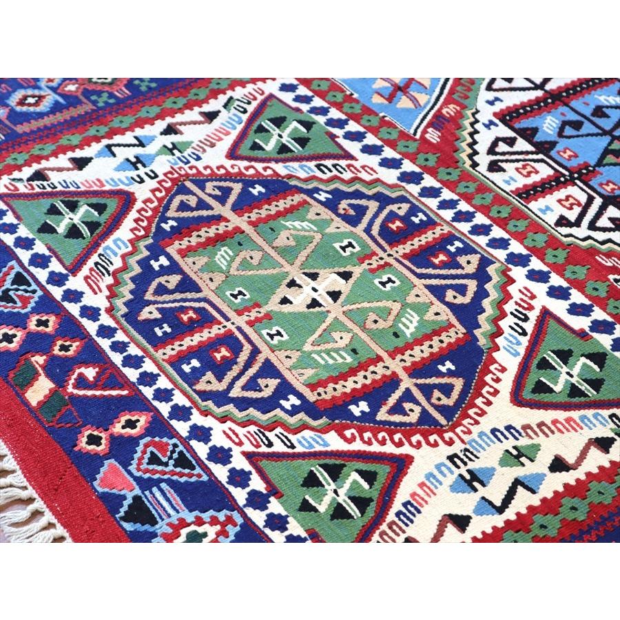 トルコ手織りキリム ワン 190x102cm ４つのサンドゥック | ブランド登録なし | 06