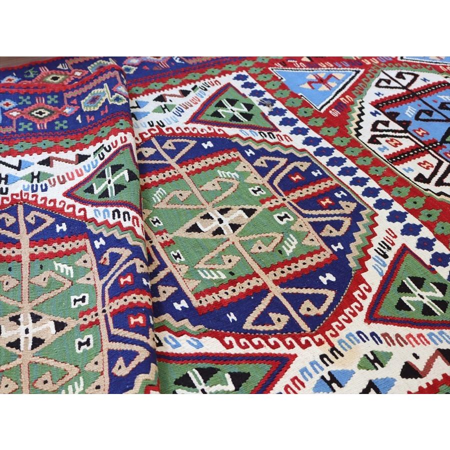 トルコ手織りキリム ワン 190x102cm ４つのサンドゥック | ブランド登録なし | 08