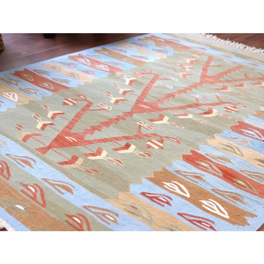 トルコ手織りキリム ウシャク 115x86cm 生命の樹 | ブランド登録なし | 02