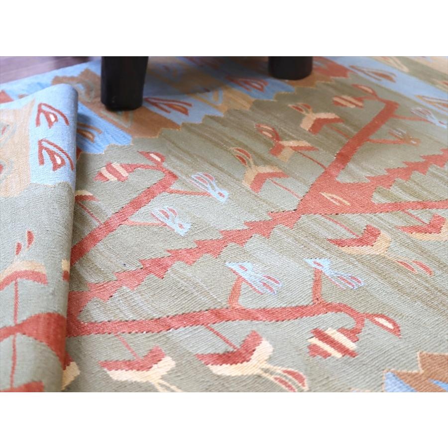 トルコ手織りキリム ウシャク 115x86cm 生命の樹 | ブランド登録なし | 05