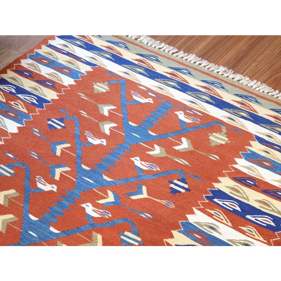 トルコ手織りキリム ウシャク 114x92cm 生命の樹 | ブランド登録なし | 02