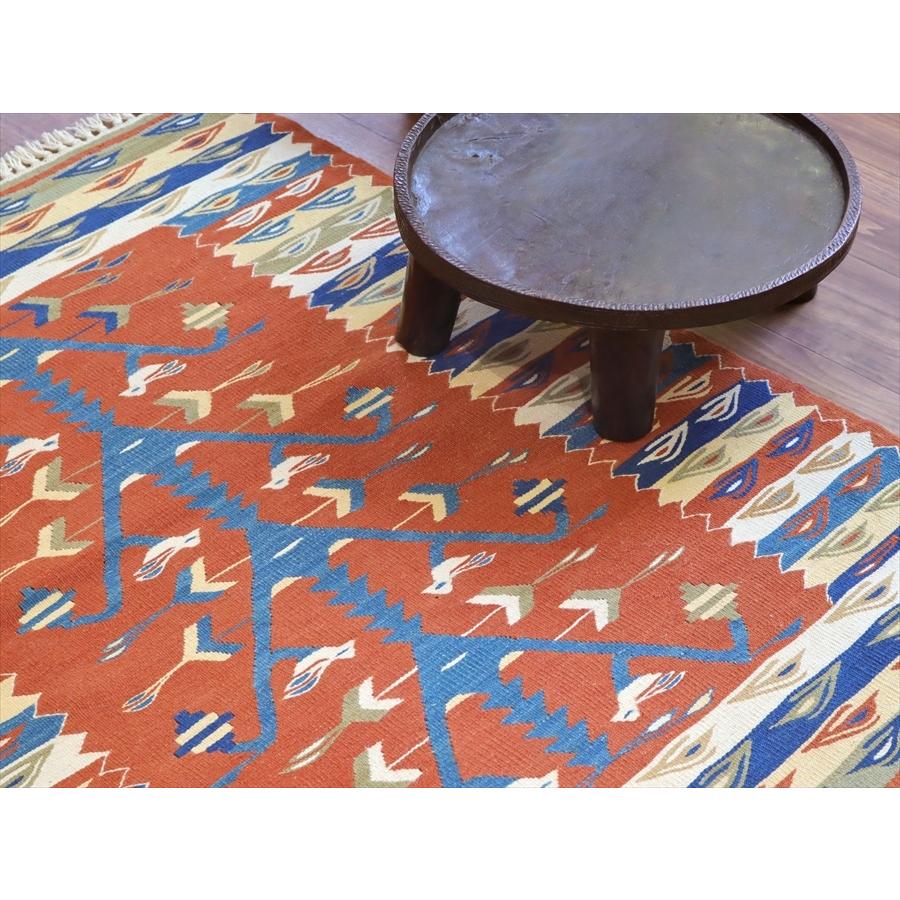 トルコ手織りキリム ウシャク 114x92cm 生命の樹 | ブランド登録なし | 04