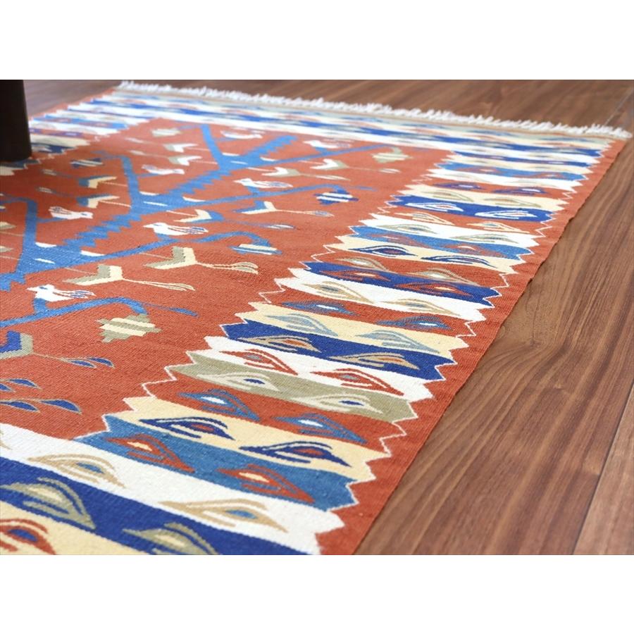 トルコ手織りキリム ウシャク 114x92cm 生命の樹 | ブランド登録なし | 05