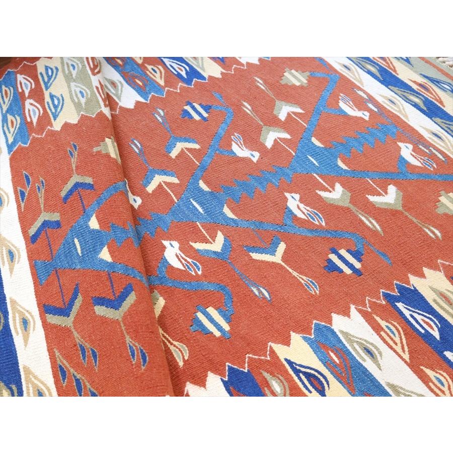 トルコ手織りキリム ウシャク 114x92cm 生命の樹 | ブランド登録なし | 06