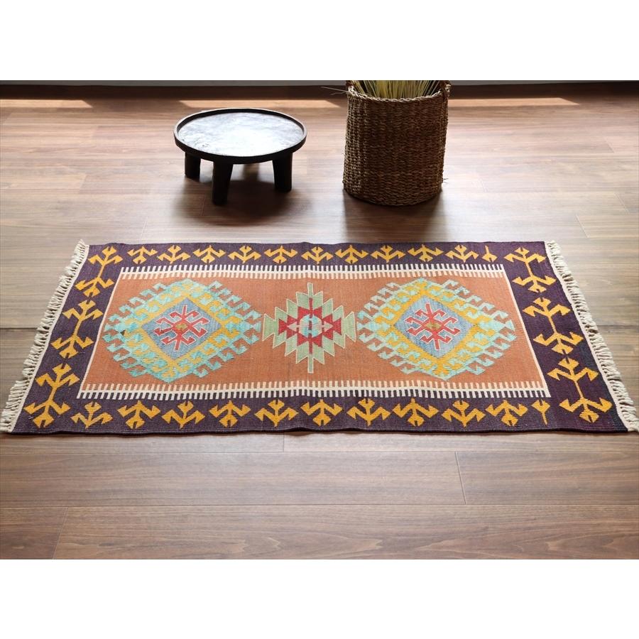 オールドキリム アフィヨン 125x84cm サソリの宿るドラゴンのモチーフ | ブランド登録なし | 02