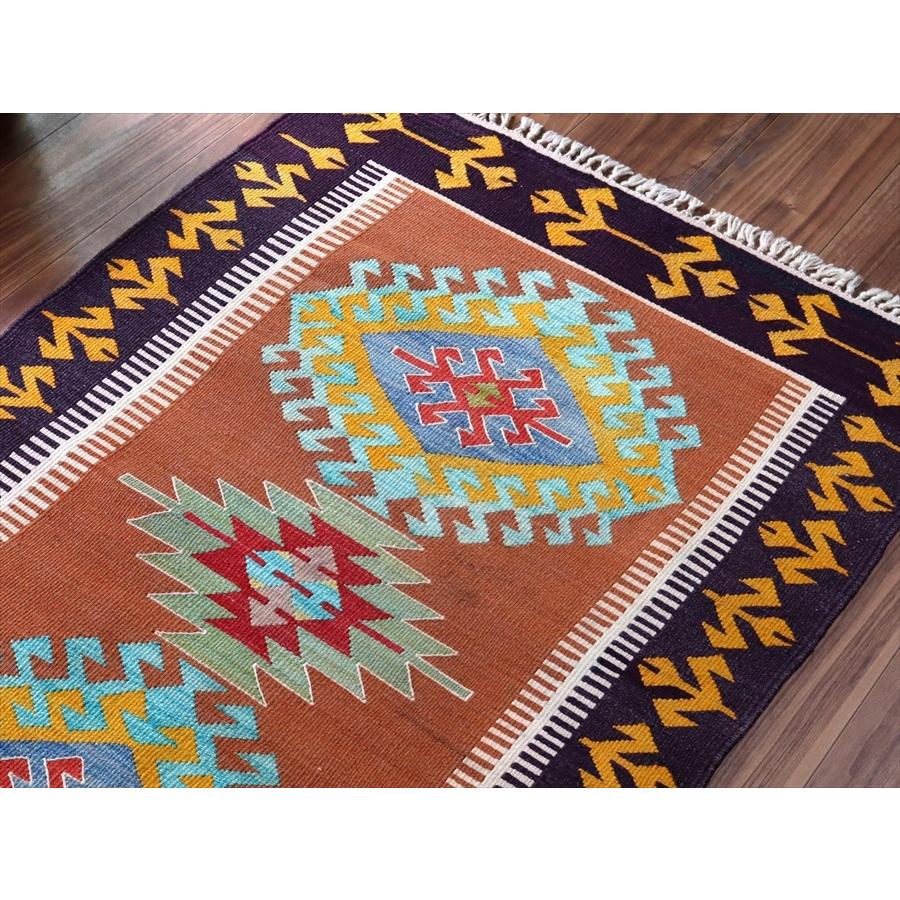 オールドキリム アフィヨン 125x84cm サソリの宿るドラゴンのモチーフ | ブランド登録なし | 03