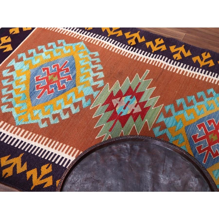 オールドキリム アフィヨン 125x84cm サソリの宿るドラゴンのモチーフ | ブランド登録なし | 05