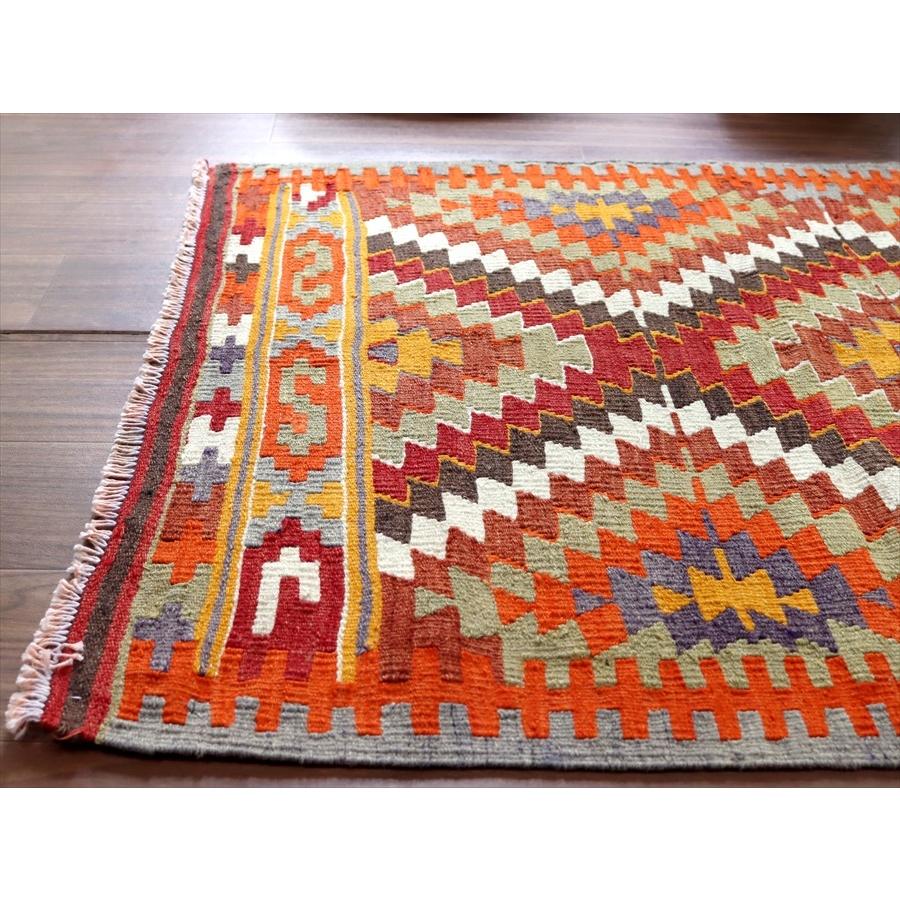 オールドキリム アンタルヤ 98x87cm ジグザグのダイヤ イーブルアイ | ブランド登録なし | 03