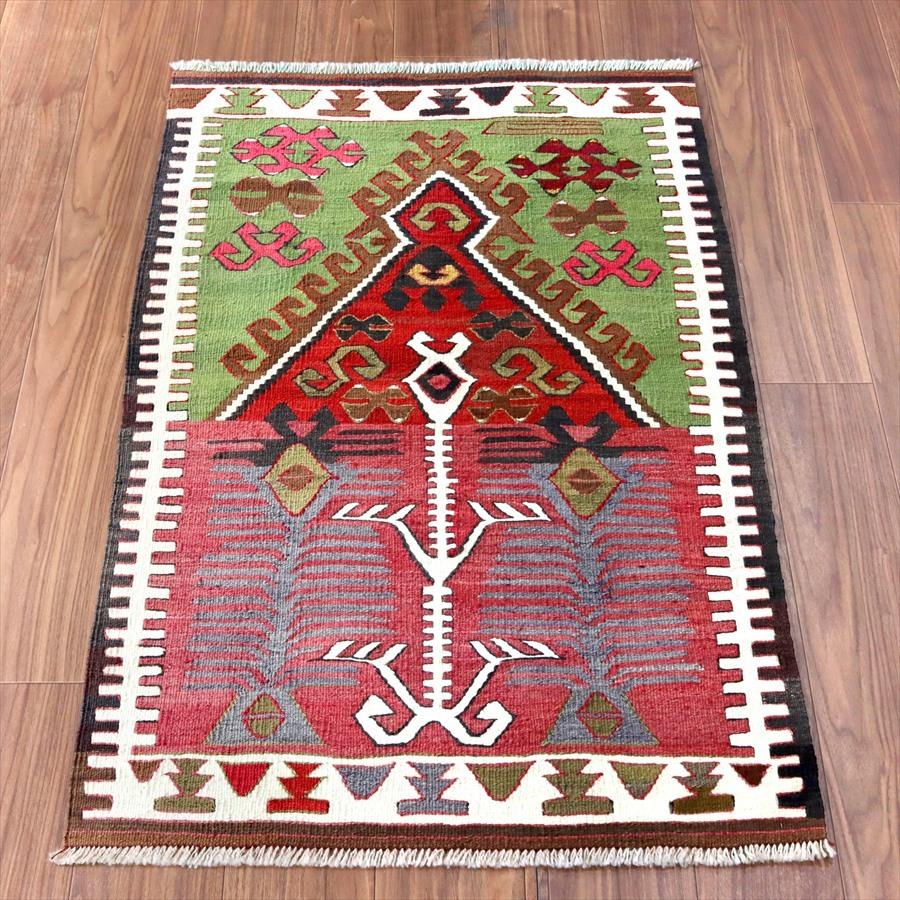 オールドキリム エスキシェヒル 123x78cm 赤いミフラープ | ブランド登録なし