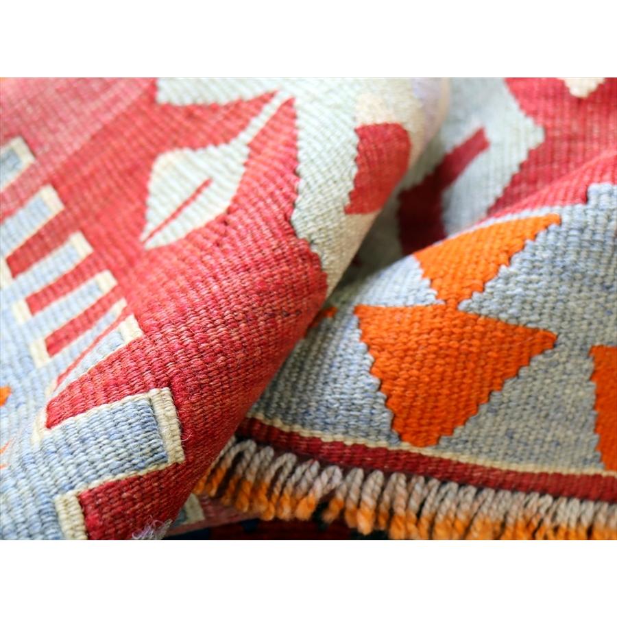 オールドキリム アフィヨン 123x67cm 3つのサソリ 明るいレッド | ブランド登録なし | 11