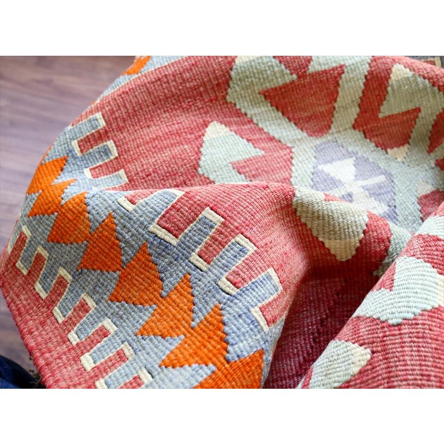 オールドキリム アフィヨン 123x67cm 3つのサソリ 明るいレッド | ブランド登録なし | 12