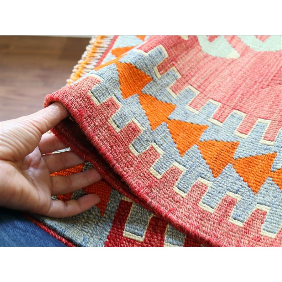 オールドキリム アフィヨン 123x67cm 3つのサソリ 明るいレッド | ブランド登録なし | 14